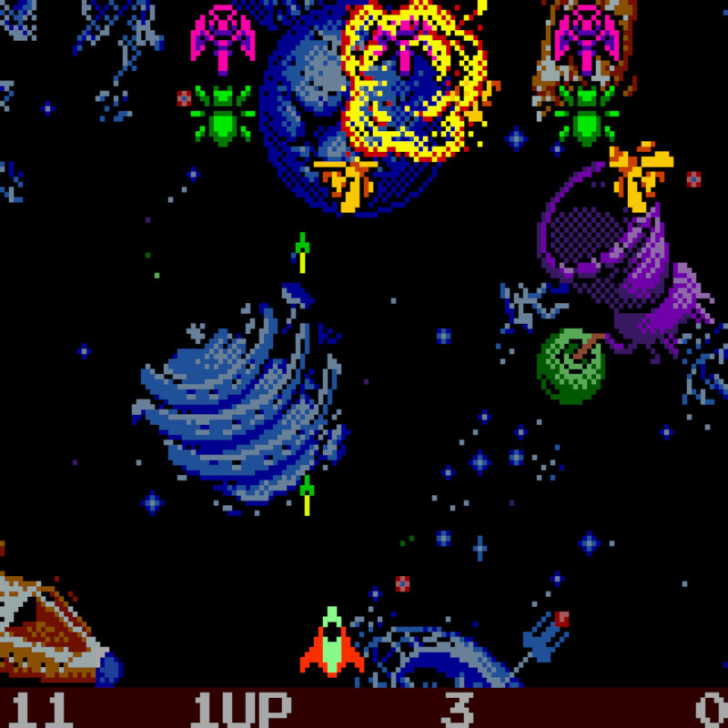 GALAGA DESTINATION EARTH GBC - Image 2