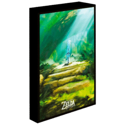 QUADRO ILUMINADO THE LEGEND OF ZELDA BREATH OF THE WILD 30CMX40CM