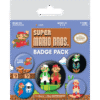 PACK 5 PINS SUPER MARIO BROS. BADGE PACK FC