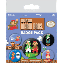 PACK 5 PINS SUPER MARIO BROS. (BADGE PACK)