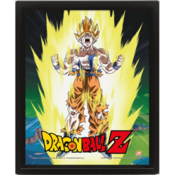 QUADRO LENTICULAR DRAGON BALL Z POWER LEVELS INCREASED IG1