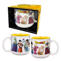 CANECA SUPER DRAGON BALL PERSONAGENS BRANCA
