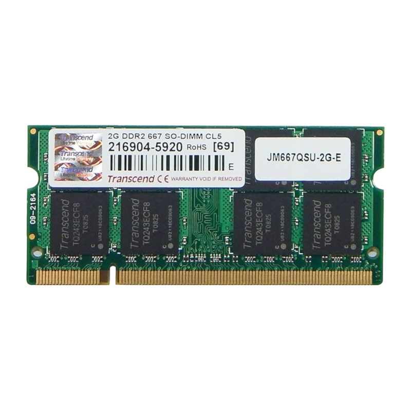 TRANSCEND 2GB DDR2 667MHZ (SEMI-NOVA)