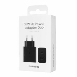 SAMSUNG CARREGADOR DUO 35W USB C USB A PRETO 4