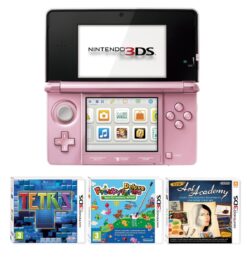 CONSOLA NINTENDO 3DS CORAL PINK 4