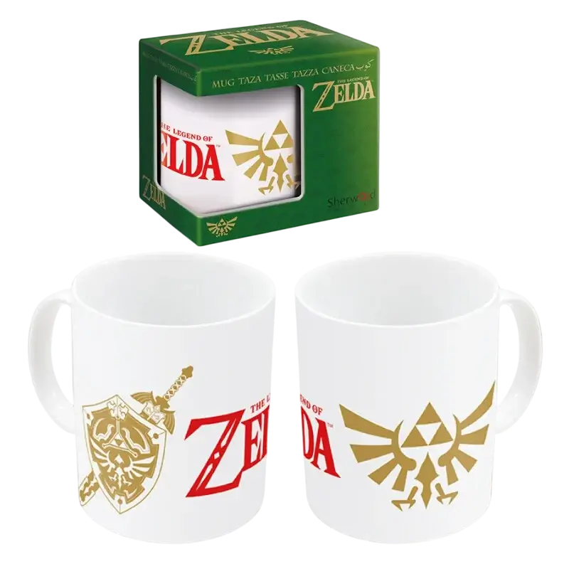 CANECA THE LEGEND OF ZELDA 2 LOGOS (BRANCA)
