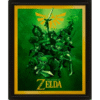 QUADRO LENTICULAR LEGEND OF ZELDA LINK 25CMX20CM