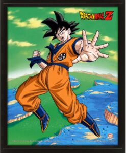 QUADRO LENTICULAR DRAGON BALL Z SUPER SAIYAN TRANSFORMATION 2