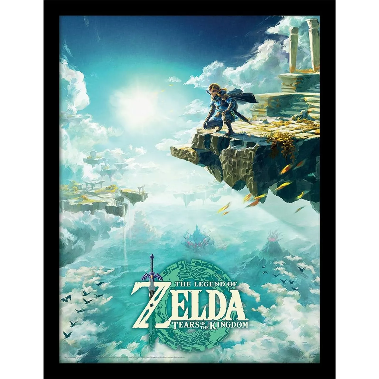 QUADRO LENTICULAR THE LEGEND OF ZELDA TEARS OF THE KINGDOM (HYRULE SKIES)