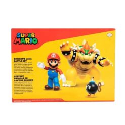 FIGURAS JAKKS SUPER MARIO BOWSERS LAVA BATTLE SET 2