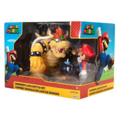 FIGURAS JAKKS SUPER MARIO BOWSERS LAVA BATTLE SET 1
