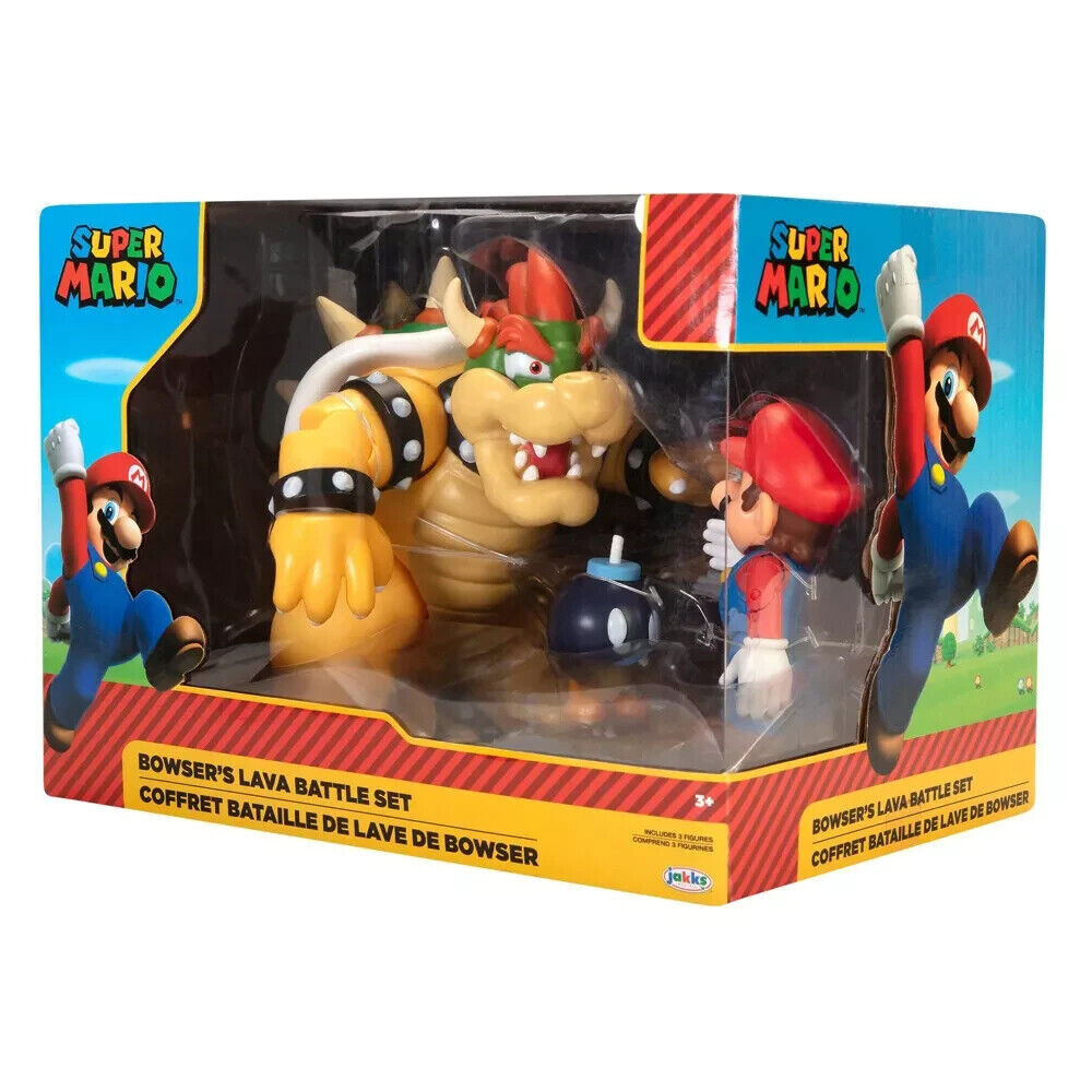 FIGURAS JAKKS SUPER MARIO BOWSER'S LAVA BATTLE SET - Image 3