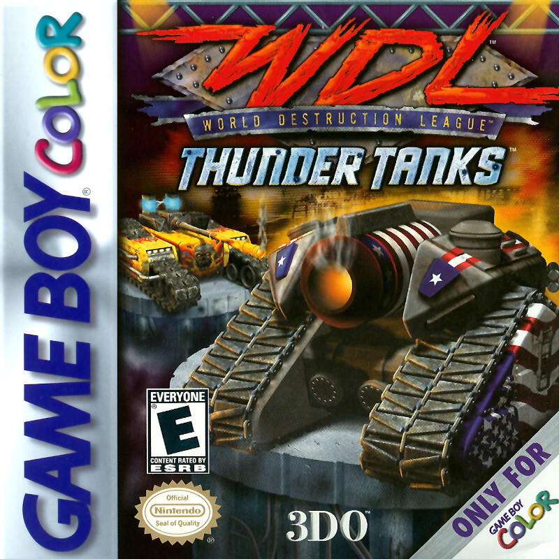 WORLD DESTRUCTION LEAGUE THUNDER TANKS GBC