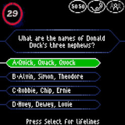 WHO WANT TO BE A MILLIONAIRE 2ND EDITION GBC IG3