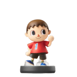 FIGURA AMIIBO SUPER SMASH BROS HABITANTE (NO.9)