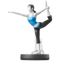 FIGURA AMIIBO SUPER SMASH BROS INSTRUTORA DO WII FIT (NO.8)