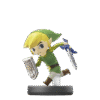 FIGURA AMIIBO SUPER SMASH BROS LINK CARTOON NO.22 CORRETA