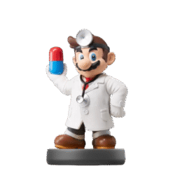 FIGURA AMIIBO SUPER SMASH BROS DR. MARIO (NO.42)