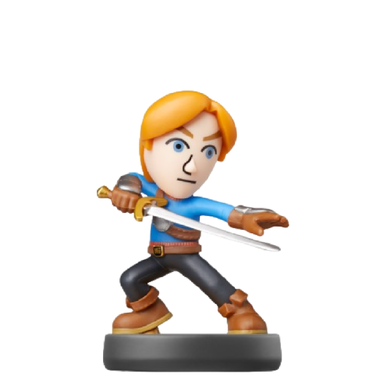 FIGURA AMIIBO SUPER SMASH BROS MII ESPADACHIM (NO.49)