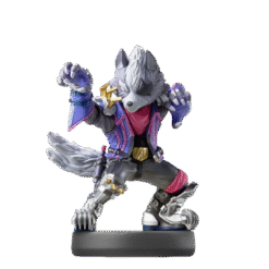 FIGURA AMIIBO SUPER SMASH BROS WOLF(NO.63)