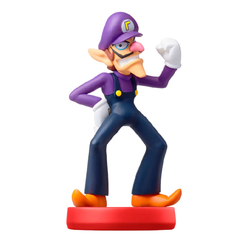 FIGURA AMIIBO SUPER MARIO COLLECTION WALUIGI