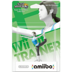 FIGURA AMIIBO SUPER SMASH BROS INSTRUTORA DO WII FIT NO.8 CAIXA