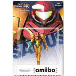 FIGURA AMIIBO SUPER SMASH BROS SAMUS NO.7 CAIXA