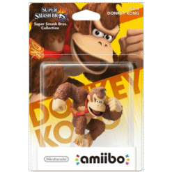 FIGURA AMIIBO SUPER SMASH BROS DONKEY KONG NO.4 CAIXA