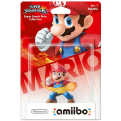 FIGURA AMIIBO SUPER SMASH BROS MARIO NO.1 CAIXA