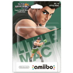 FIGURA AMIIBO SUPER SMASH BROS LITTLE MAC NO.16 CAIXA