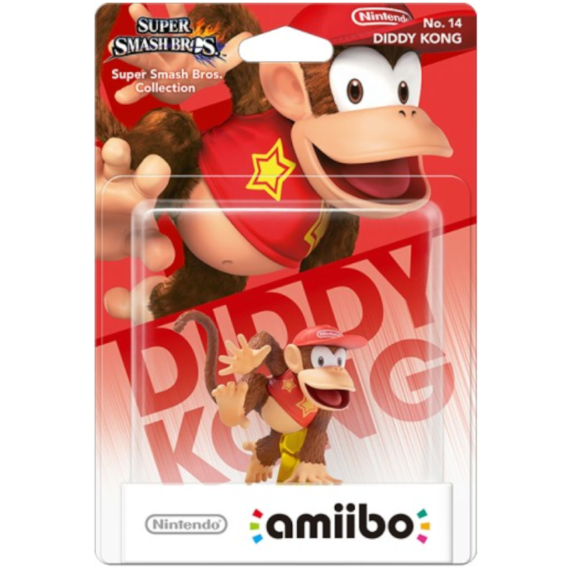 FIGURA AMIIBO SUPER SMASH BROS DIDDY KONG (NO.14) - Image 2