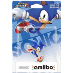 FIGURA AMIIBO SUPER SMASH BROS SONIC NO.26 CAIXA