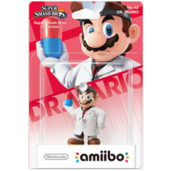 FIGURA AMIIBO SUPER SMASH BROS DR. MARIO NO.42 CAIXA