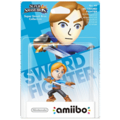 FIGURA AMIIBO SUPER SMASH BROS MII ESPADACHIM NO.49 CAIXA