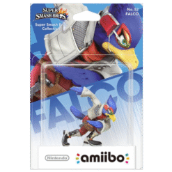 FIGURA AMIIBO SUPER SMASH BROS FALCO NO.52 CAIXA