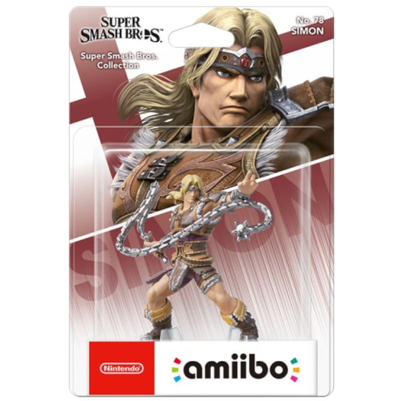 FIGURA AMIIBO SUPER SMASH BROS SIMON (NO.78) - Image 2
