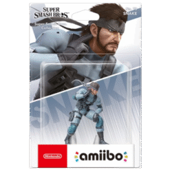 FIGURA AMIIBO SUPER SMASH BROS SNAKE NO.75 CAIXA