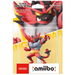 FIGURA AMIIBO SUPER SMASH BROS INCINEROAR NO.79 CAIXA