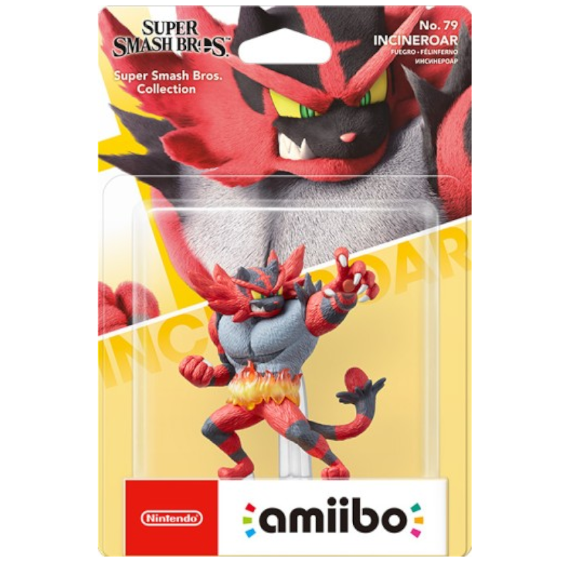 FIGURA AMIIBO SUPER SMASH BROS INCINEROAR (NO.79) - Image 2