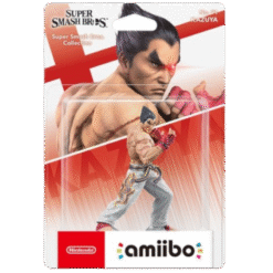 FIGURA AMIIBO SUPER SMASH BROS KAZUYA NO.91 BACK