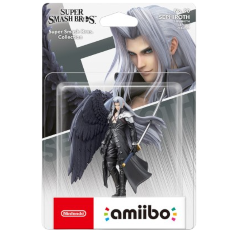 FIGURA AMIIBO SUPER SMASH BROS SEPHIROTH (NO.90) - Image 2