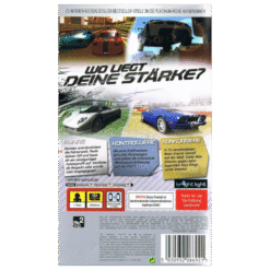 NEED FOR SPEED SHIFT PSP BACK