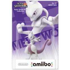 FIGURA AMIIBO SUPER SMASH BROS MEWTWONO.51 CAIXA