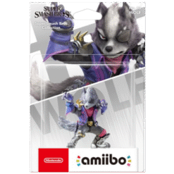 FIGURA AMIIBO SUPER SMASH BROS WOLFNO.63 CAIXA