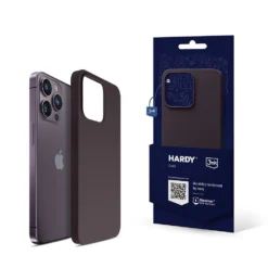 3MK HARDY SILICONE MAGCASE IPHONE 14 PRO (DEEP PURPLE)