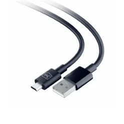 3MK HYPER CABLE USB-A PARA MICRO USB 1.2MTS 2.4A (PRETO)