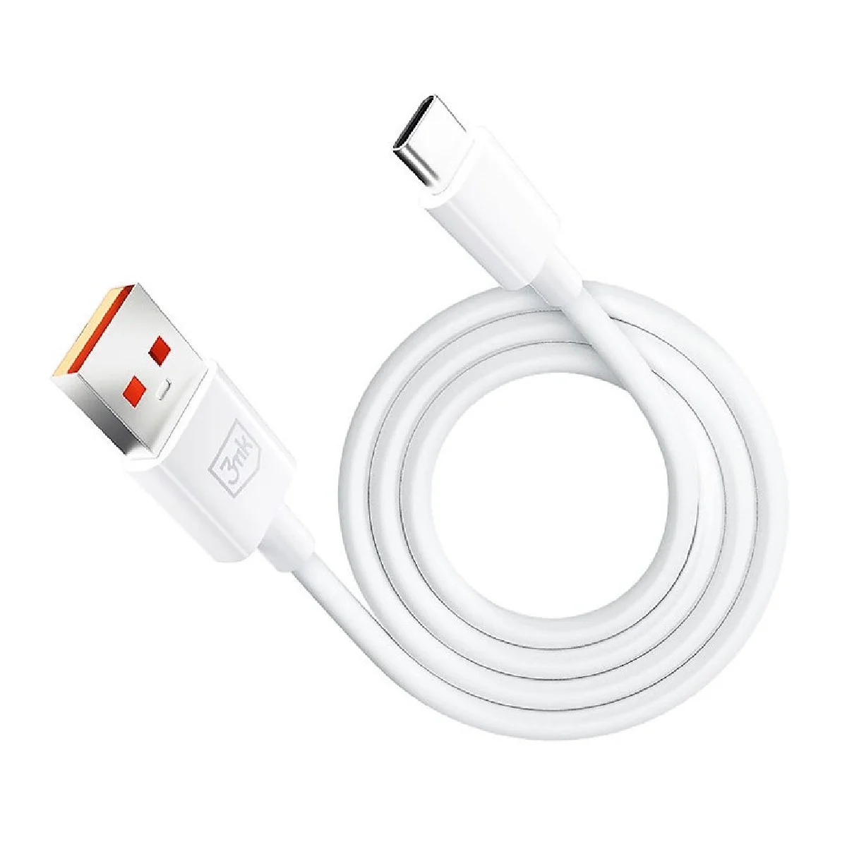 3MK HYPER CABLE USB-A TO USB-C 1.2MTS 3A (BRANCO)