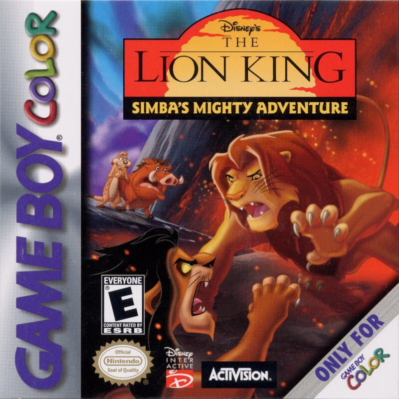 THE LION KING SIMBAS MIGHTY ADVENTURE GBC