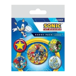 PACK 5 PINS SONIC THE HEDGEHOG (SPEED TEAM)