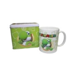 CANECA E MEALHEIRO SUPER MARIO YOSHI